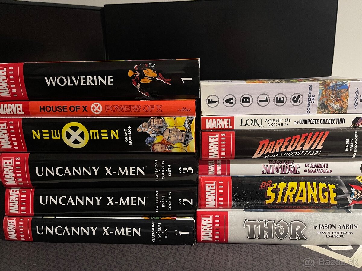 Omnibusy (komiksy) Marvel a DC na predaj