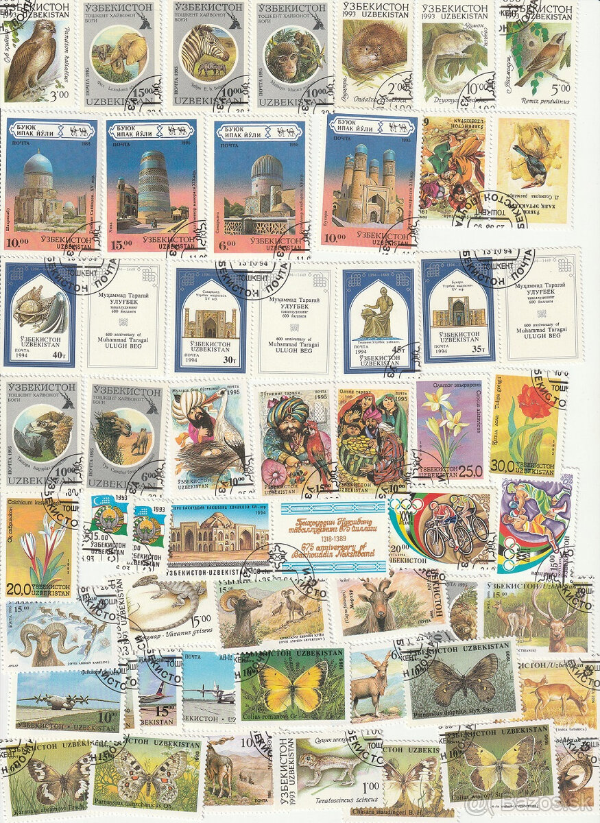 Známky Uzbekistan