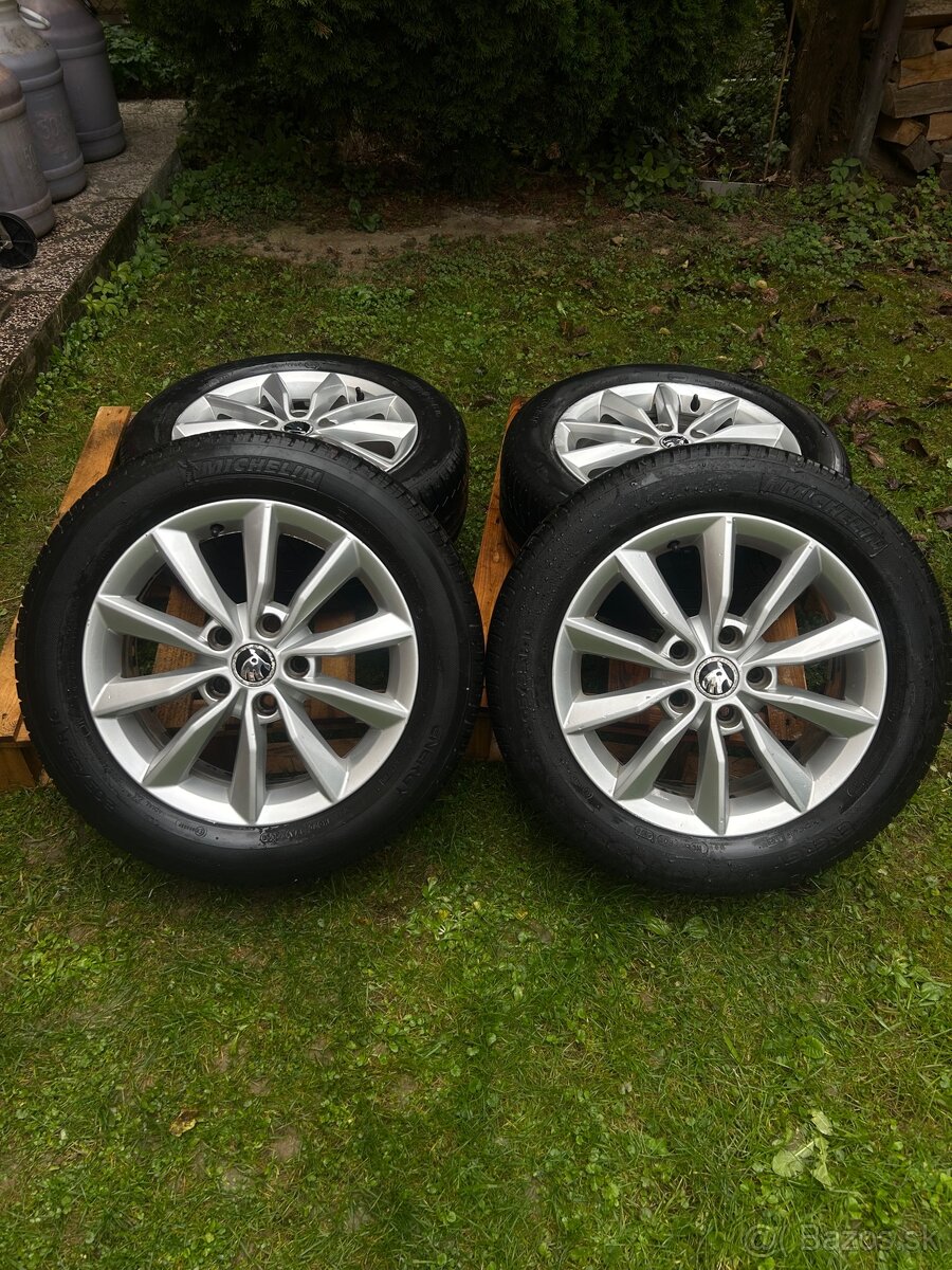 5x112 r16 Skoda +zimne pneumatiky 205/55 r16