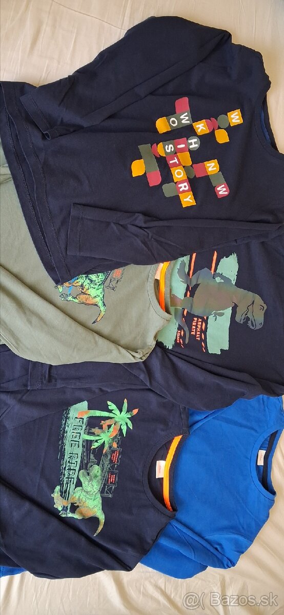 Chlapčenské tričká s dlhym rukavom S.Oliver, veľkosť  140