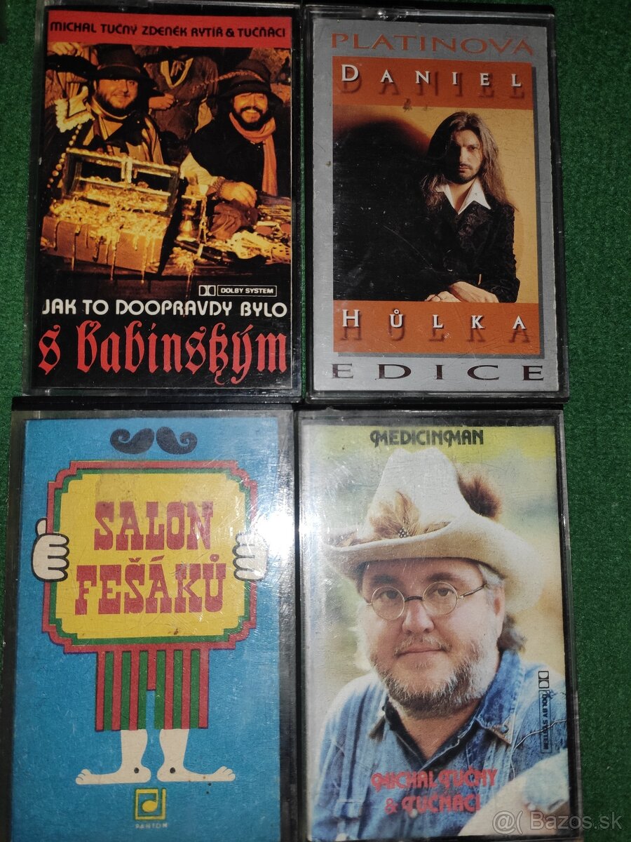Staré československé originálne MC audio kazety