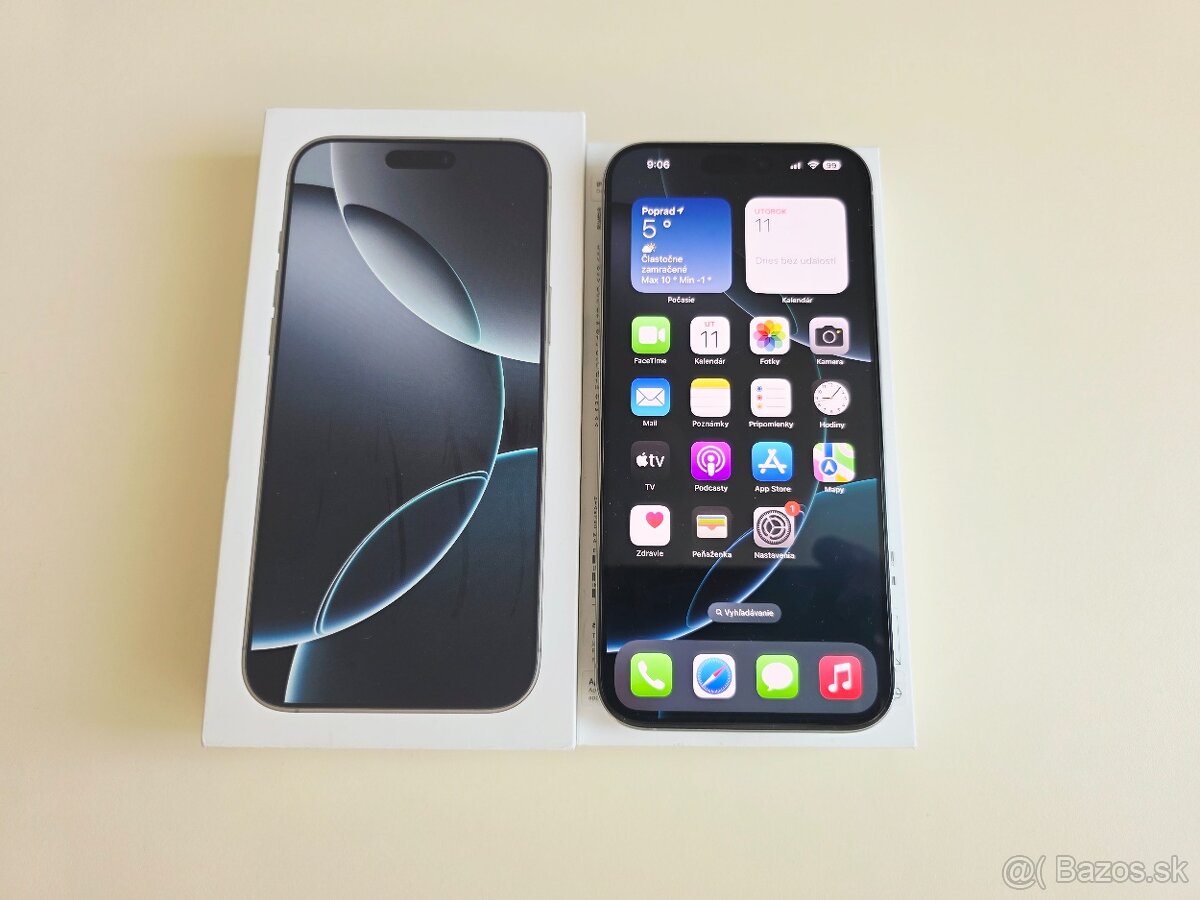 Apple iPhone 16 Pro Max 256GB WHITE ,Záruka