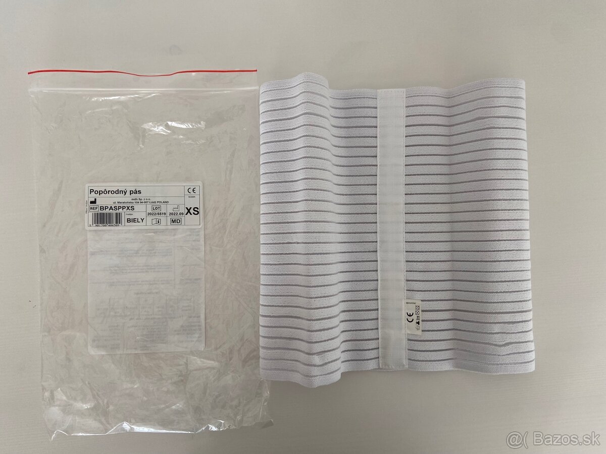 Popôrodný pas velkost XS