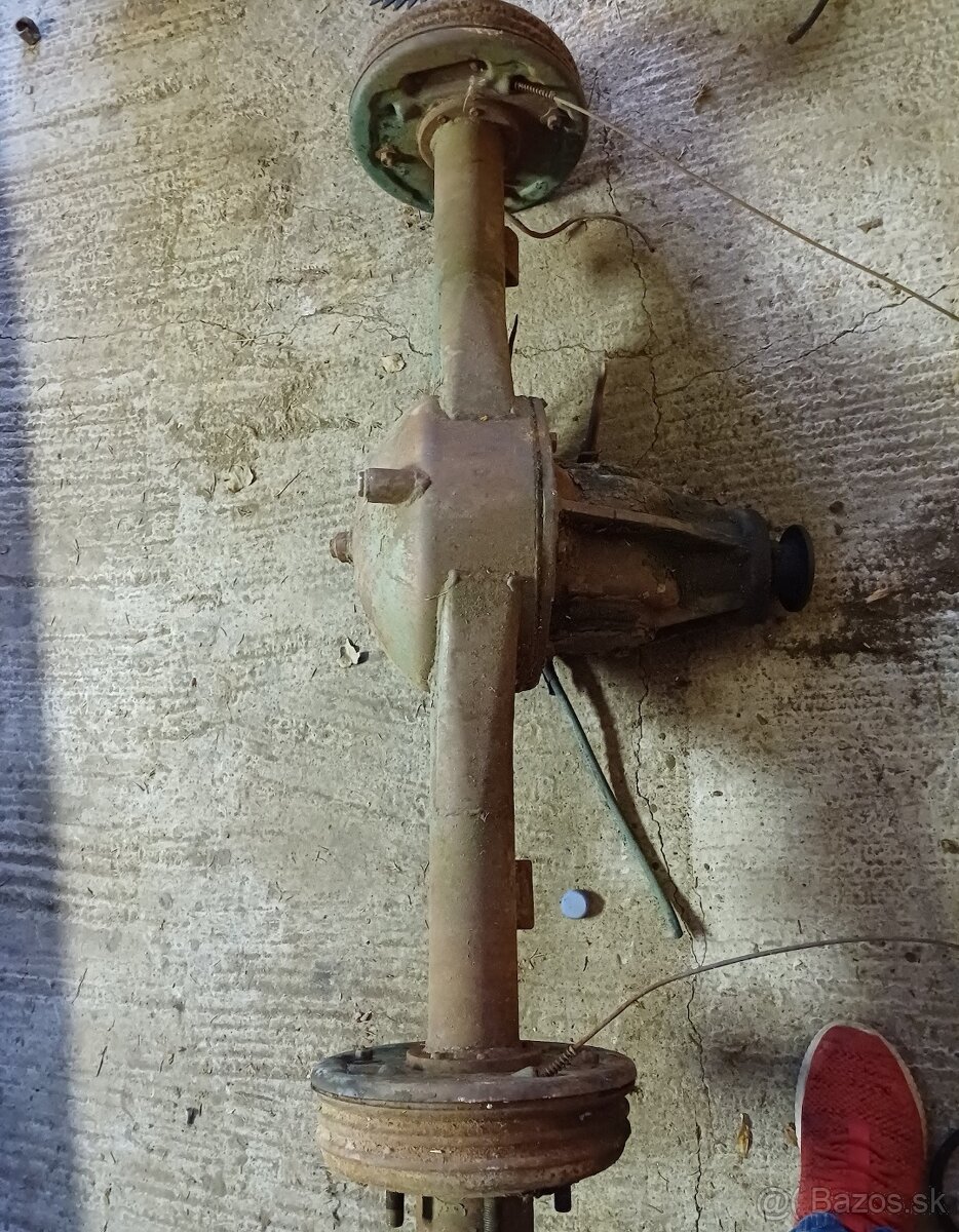 Zadná náprava na Multicar