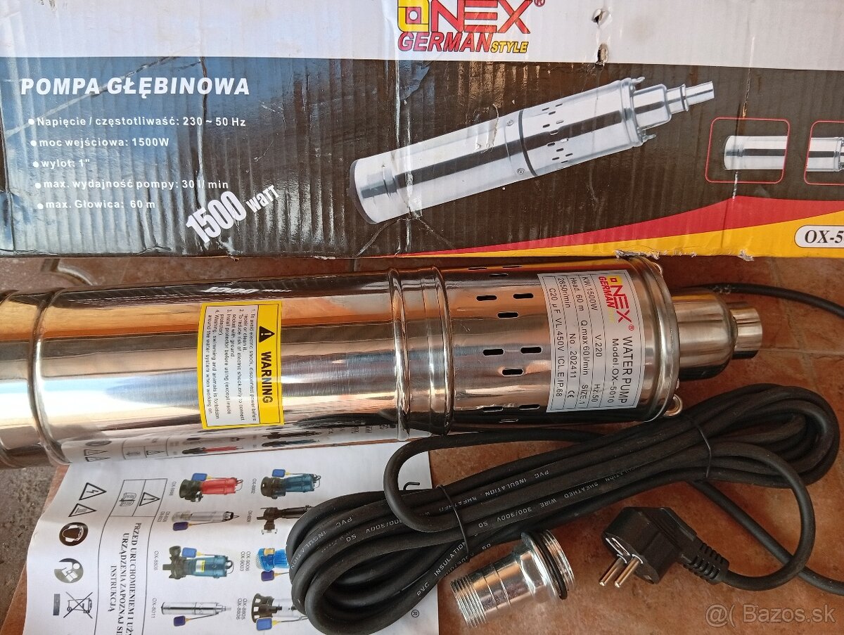 hlbinne šnekove čerpadlo