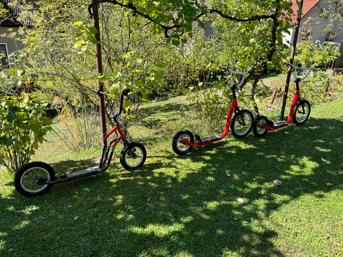 Bicykle a kolobežky