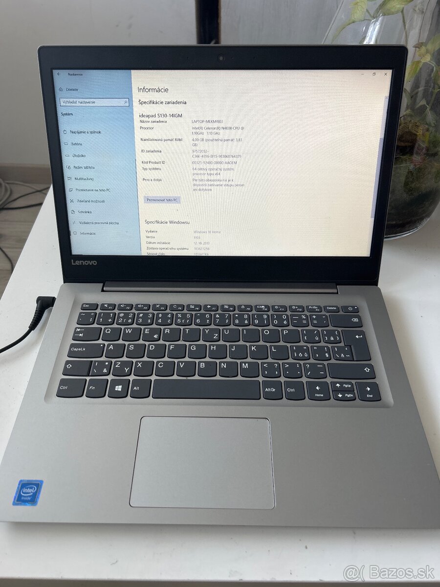Lenovo laptop ideapad s130- 14igm