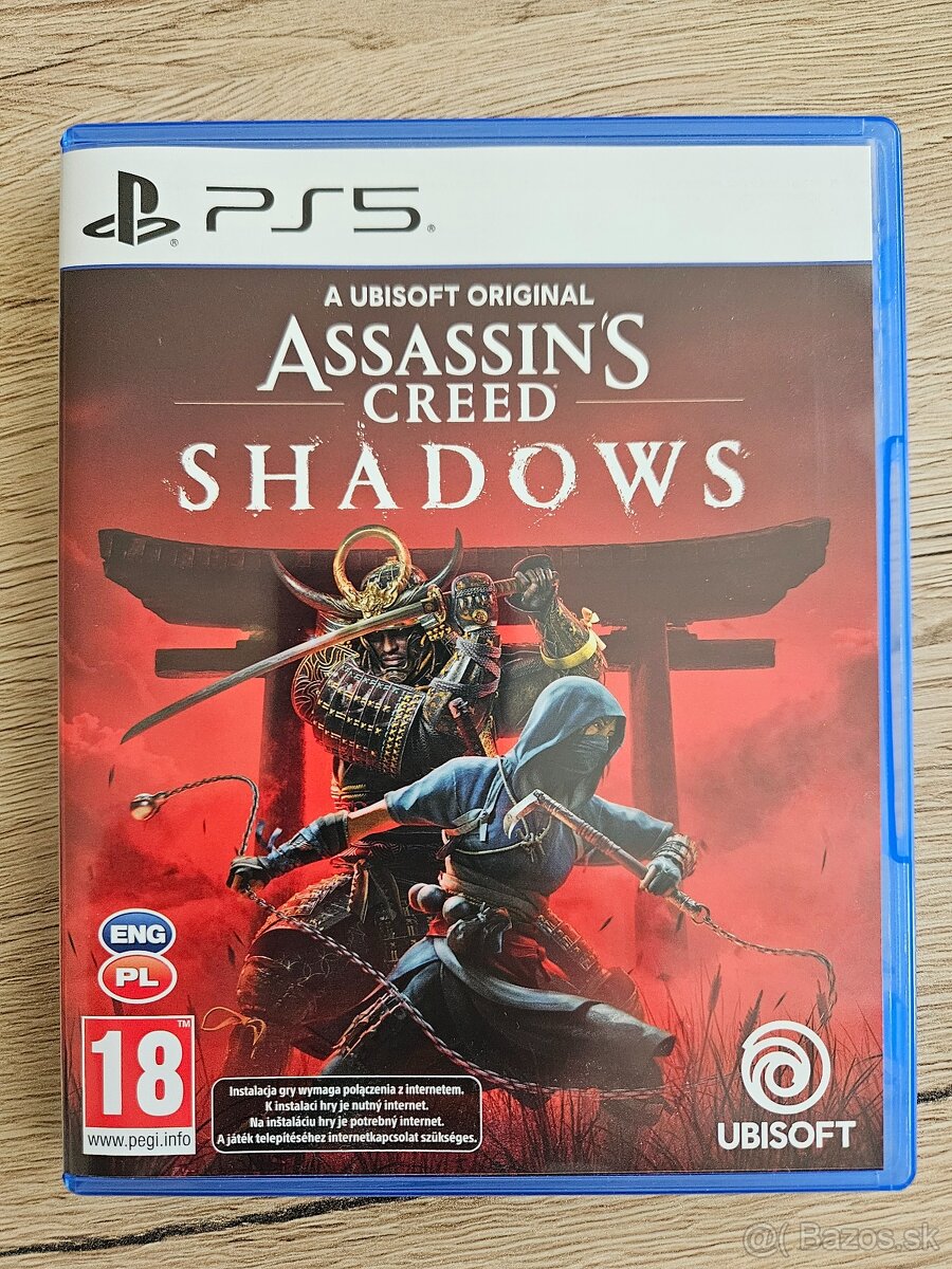Predám hru Assassins Creed Shadows na PS5