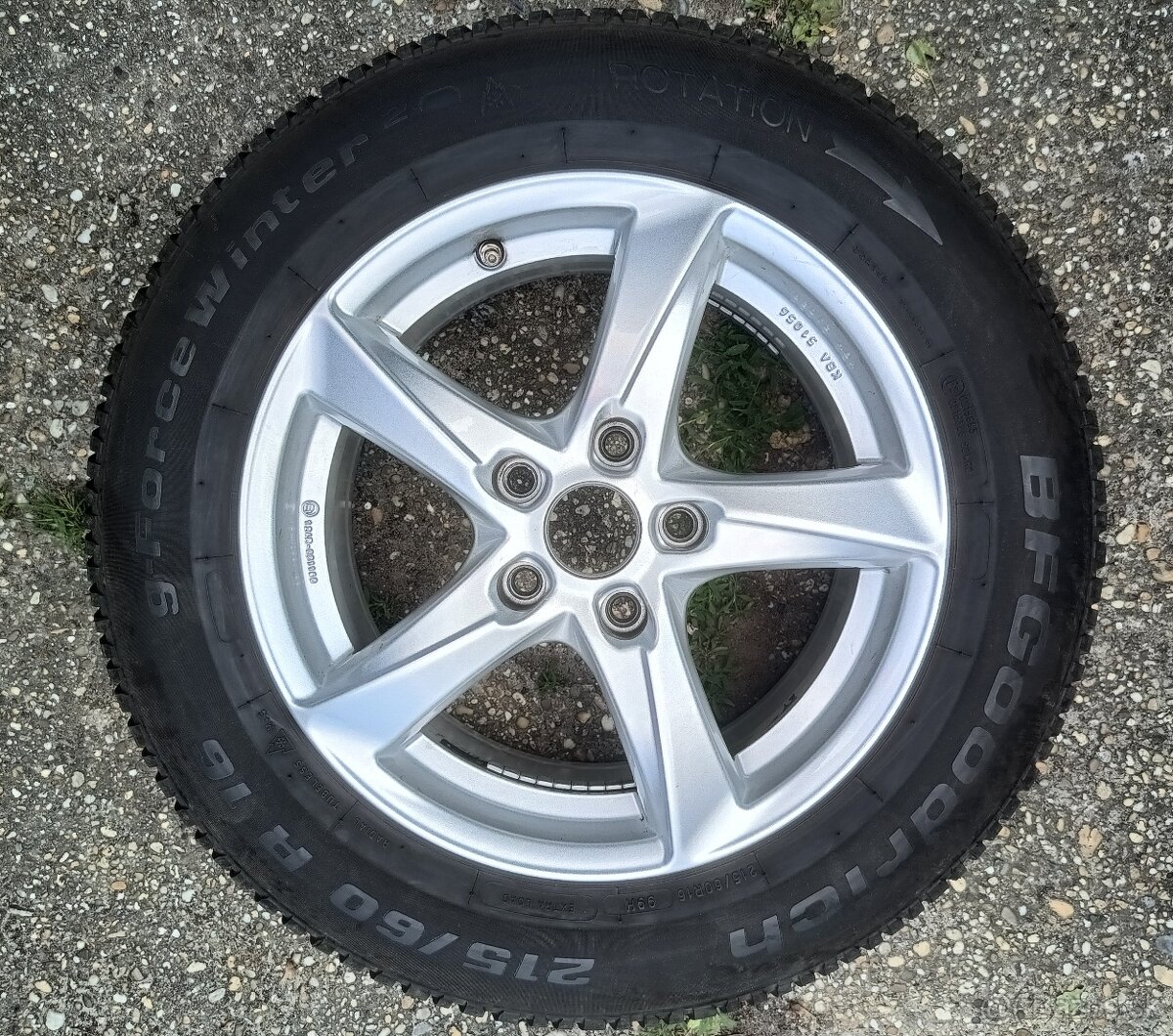 ALU disky BROCK RC 30+zimné pneu215/60 R16