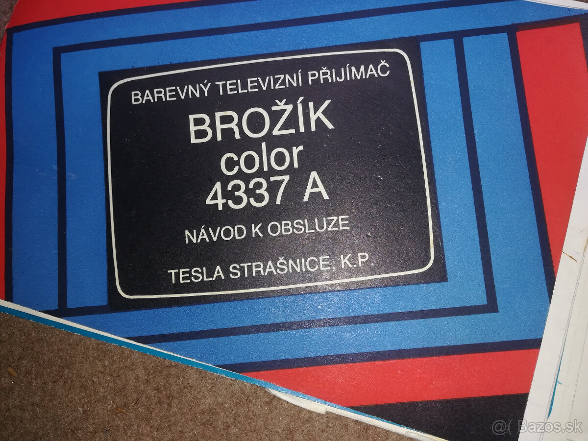 návod k TV Brožík color