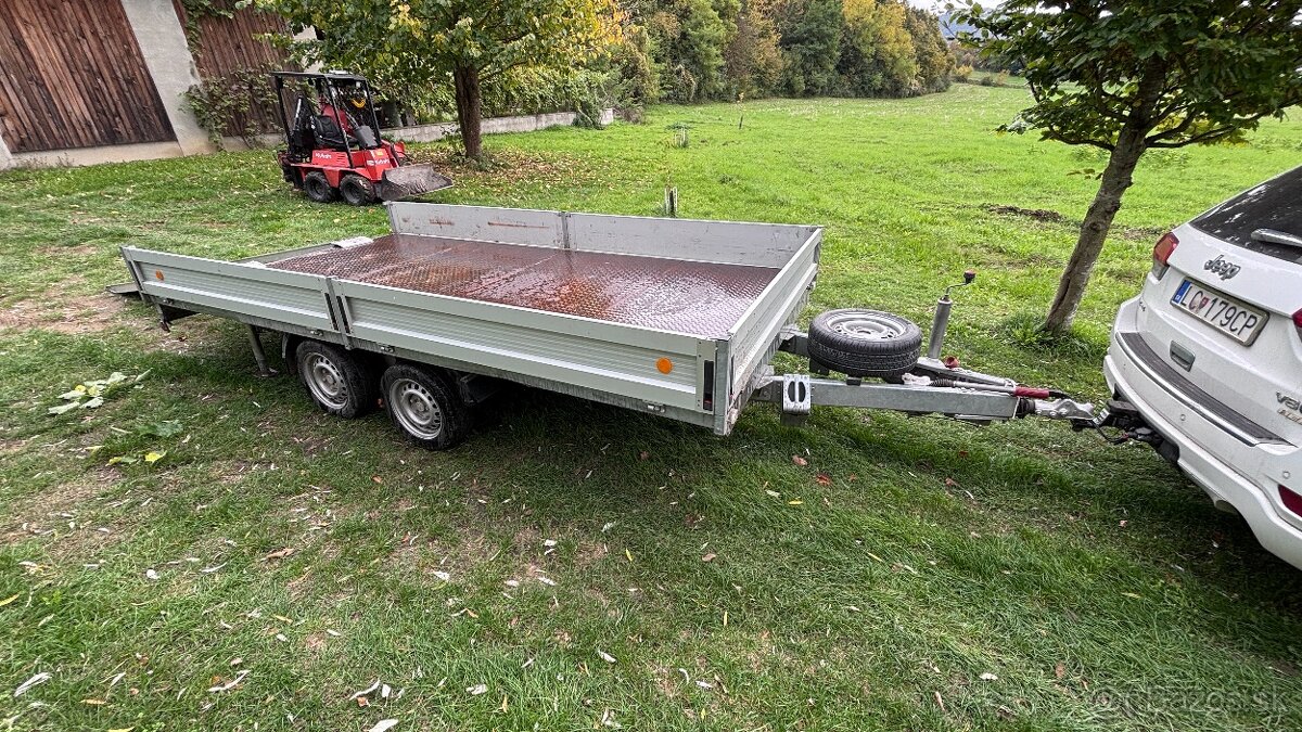 Valníkový prívesný vozík UNIKOL 3500kg