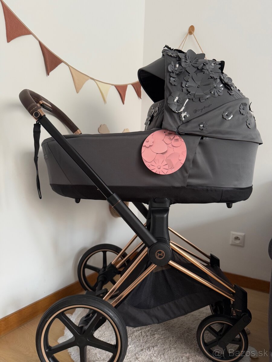 Cybex priam 4.0 Simply flowers grey