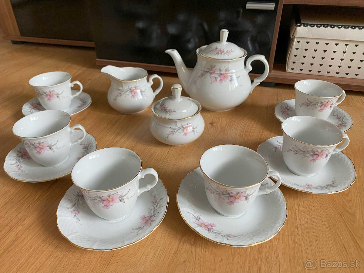 čajová súprava Karlovarský porcelán