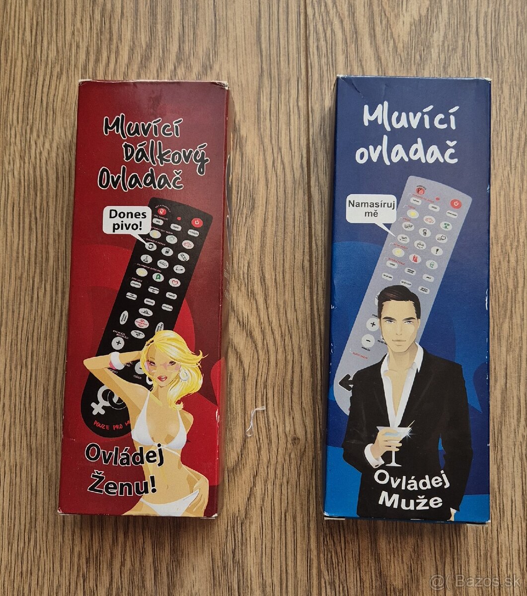 Hovoriaci diaľkový ovládač – „Ovládaj ženu“ a „Ovládaj muža“