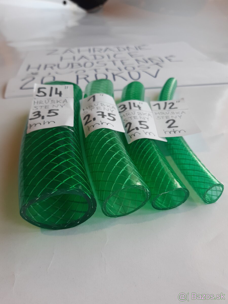 Záhradná hadica Sunflex 5/4",1",3/4"1/2"
