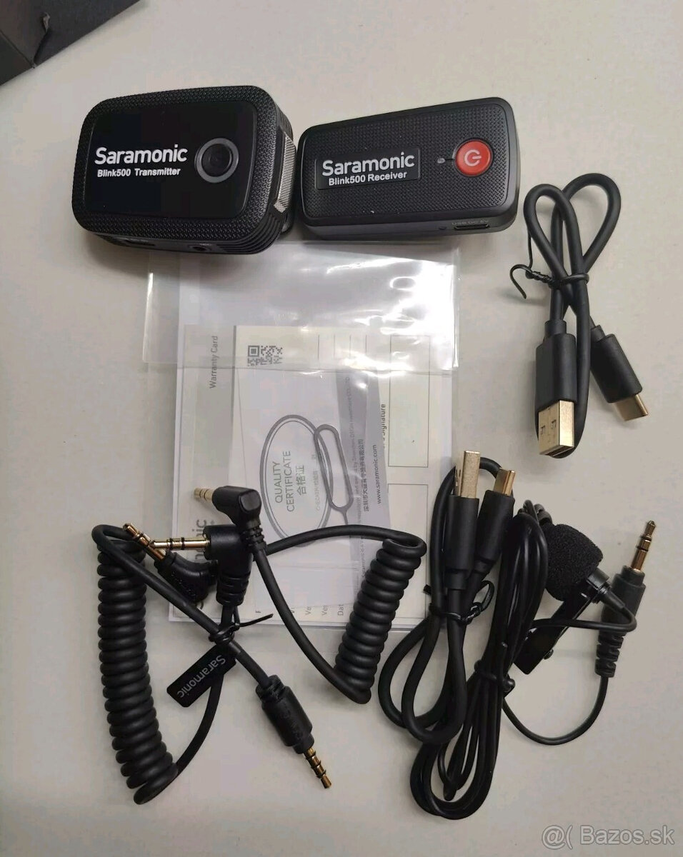 Mikrofón Saramonic Blink 500 B1 (TX+RX) (NENABÍJA SA)