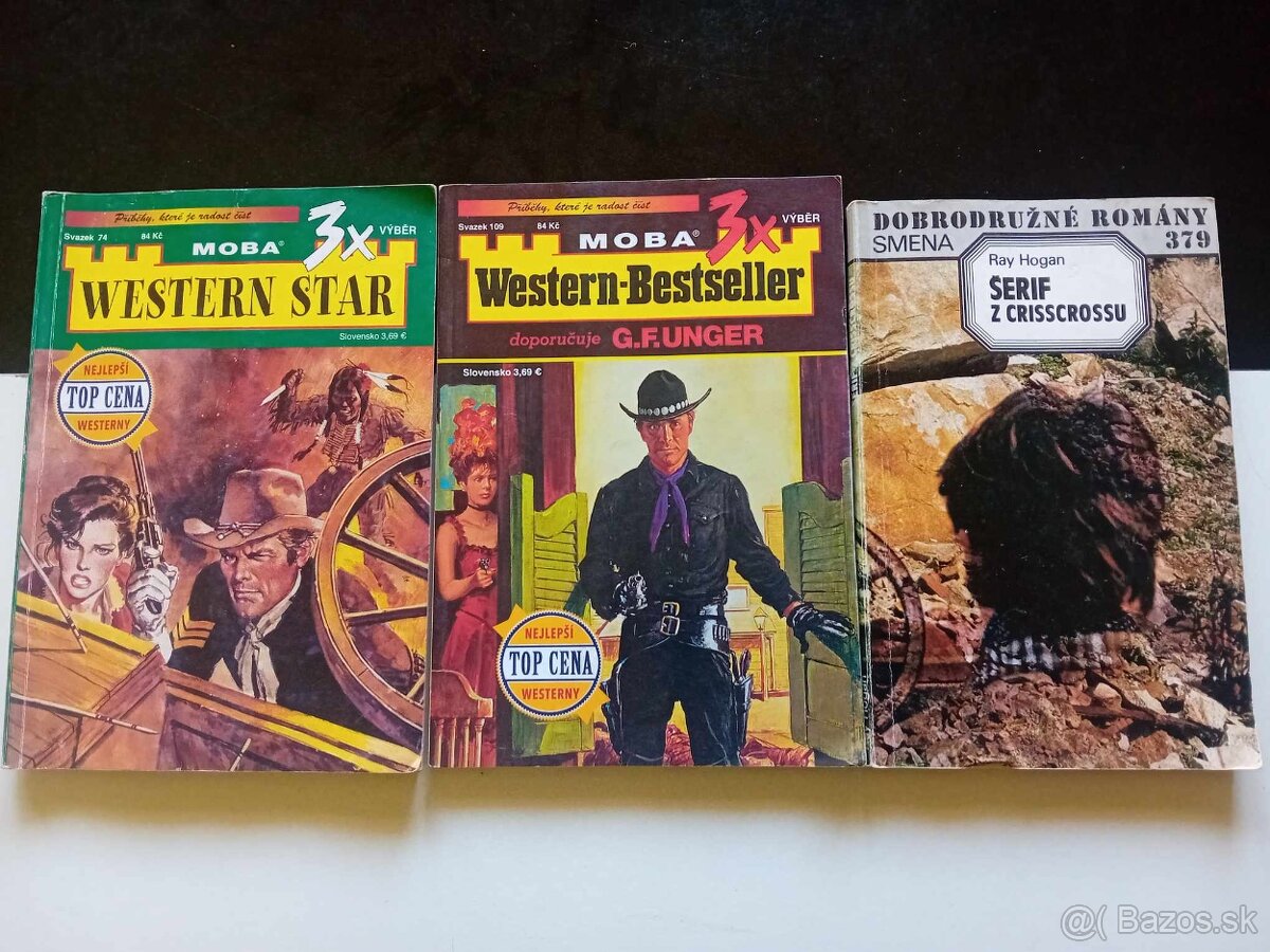 Western knihy kus 1 euro