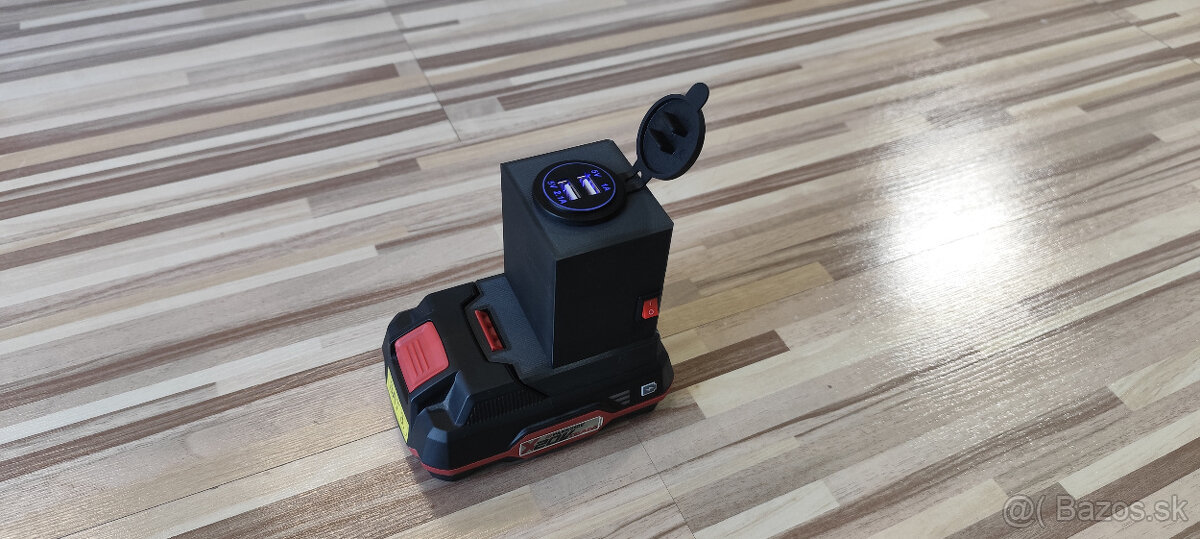 USB nabíjací adapter na batériu parkside