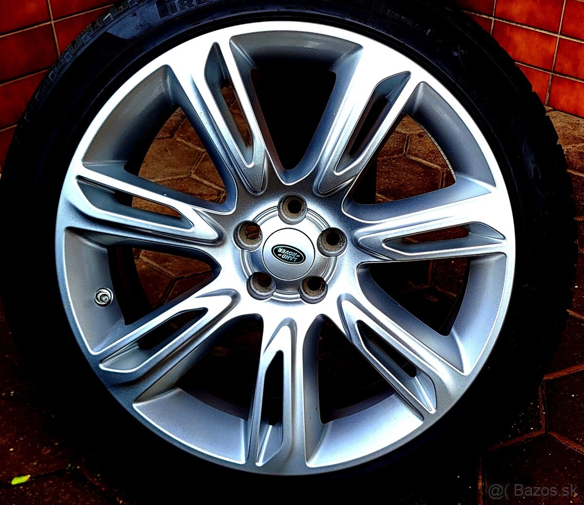 alu R20 5x108, orig. Land Rover/Jaguar, letné pneu 255/50