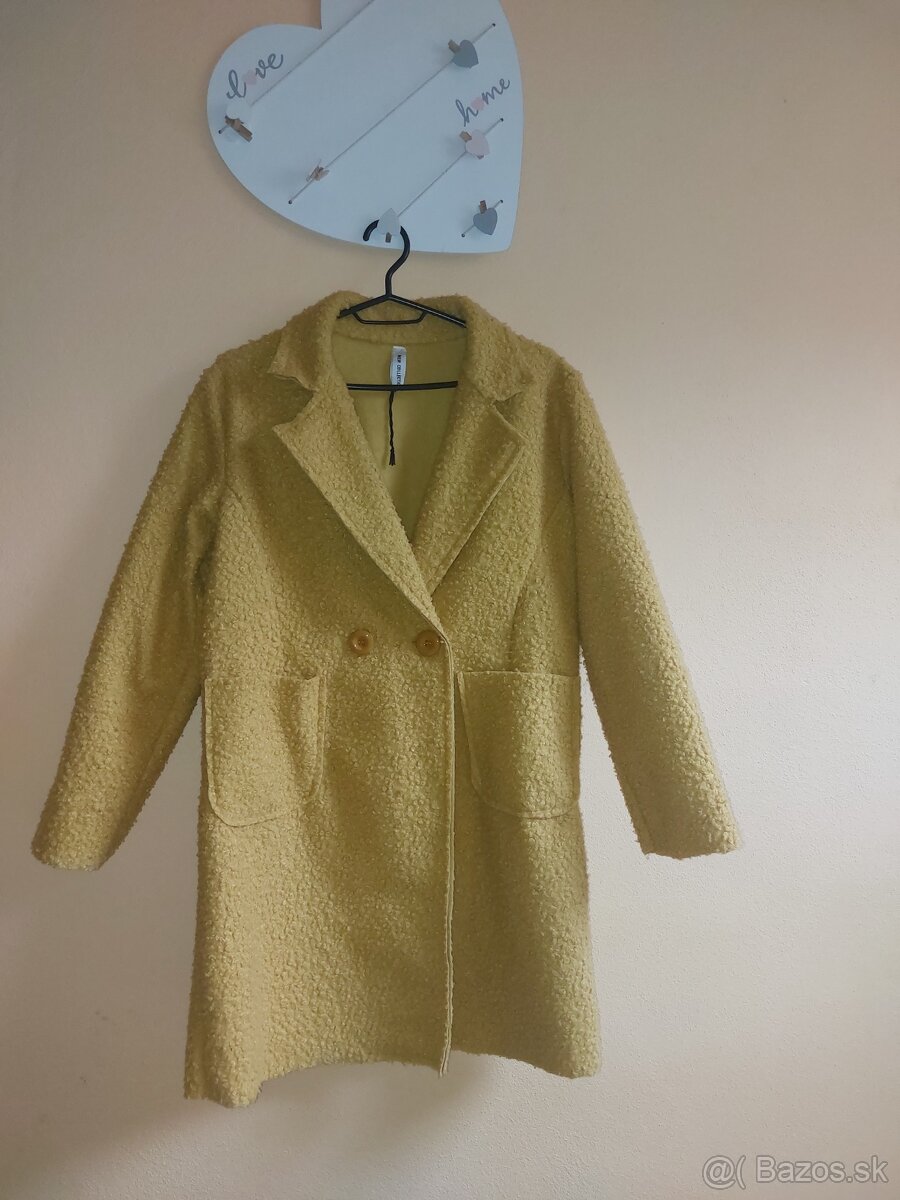 Horčicový kabát Uni