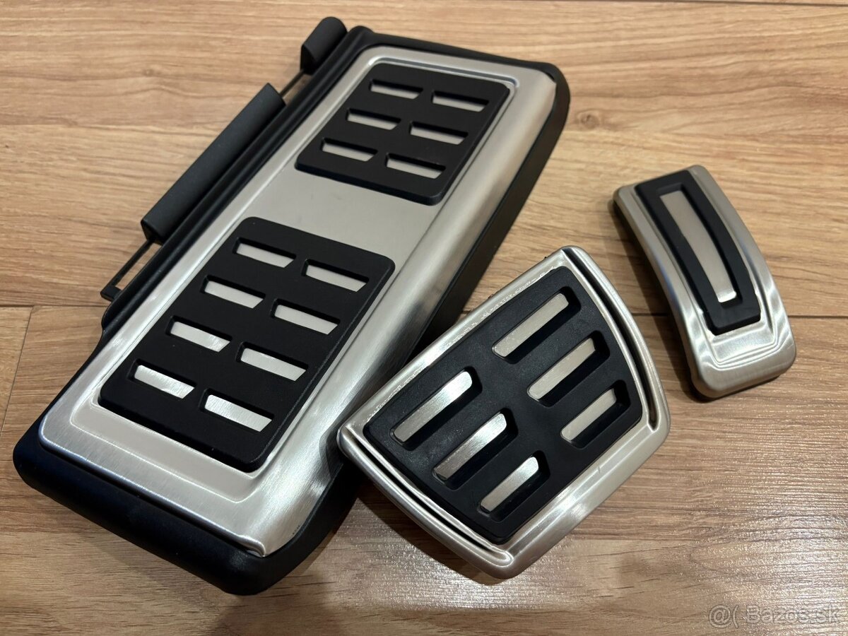 Sportove pedale naslapy na pedale z nerezu + opierka