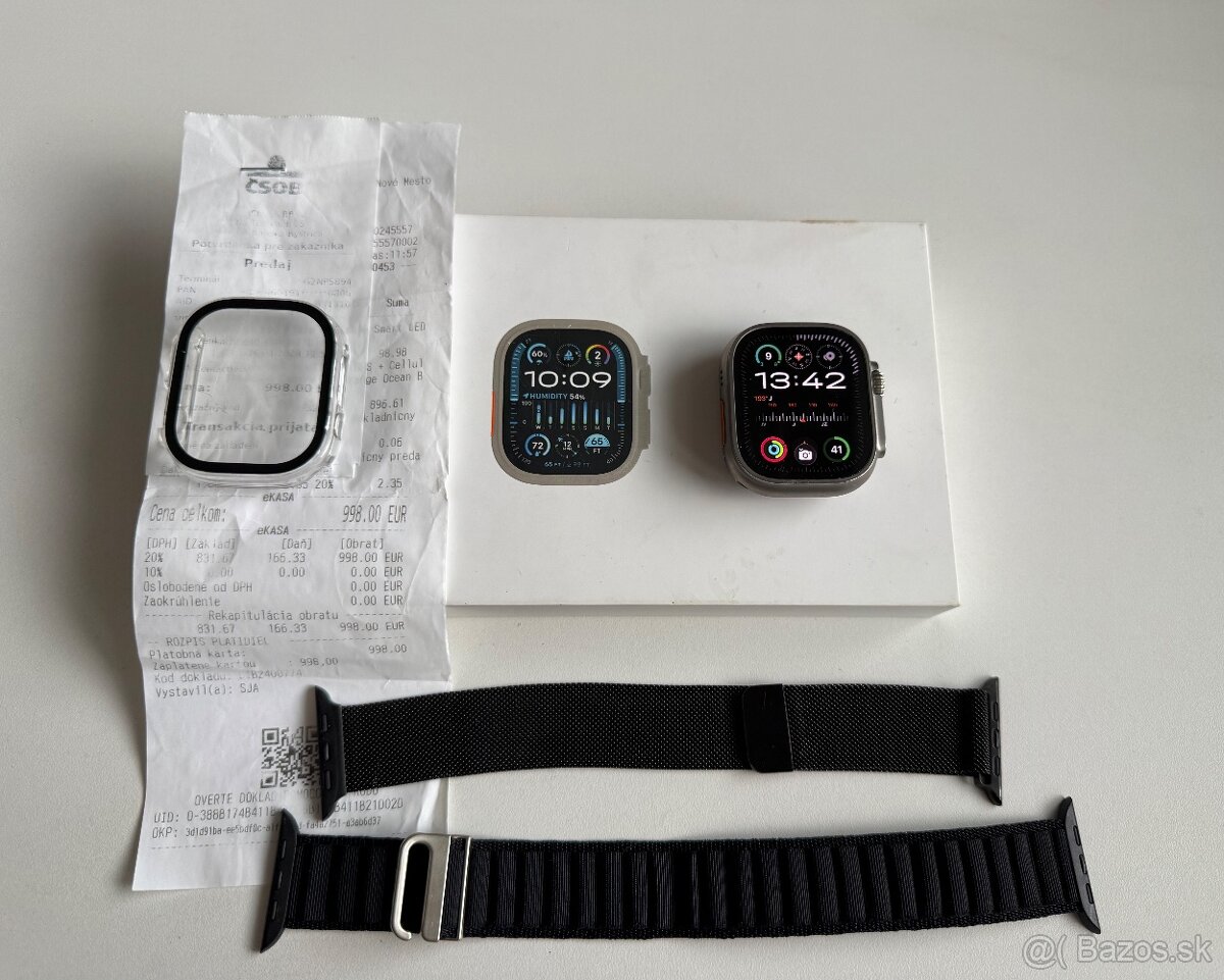 Apple Watch ultra 2 natural 49mm , záruka doklad
