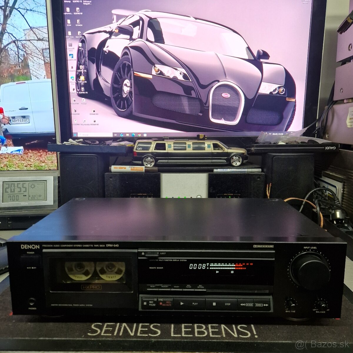 DENON DRM-540...kazetový deck , Dolby B,C,HxPro...
