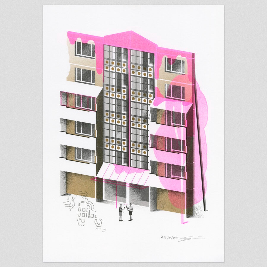 grafika Čierne diery