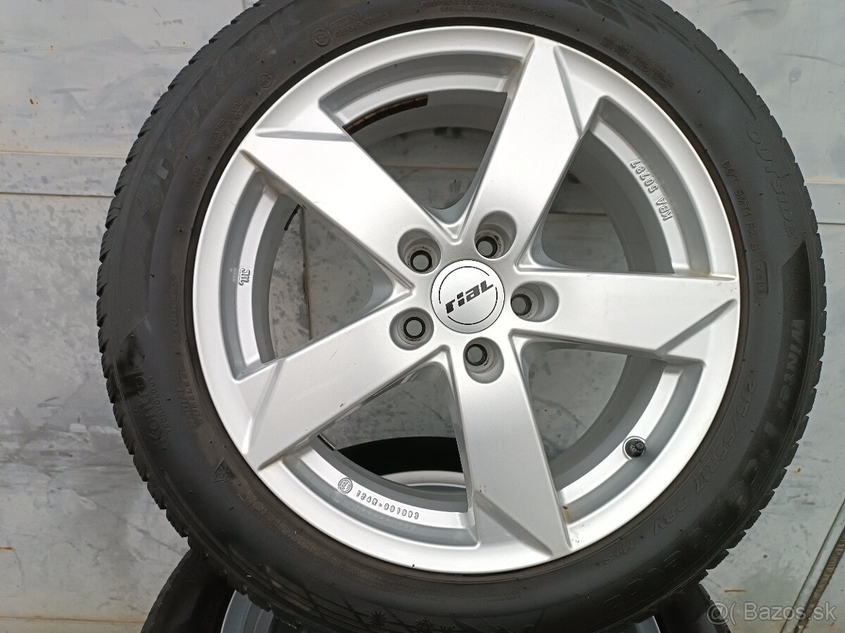 Predám alu kola 5x108 R17 RIAL Germany na Ford,Peugeot,Volvo