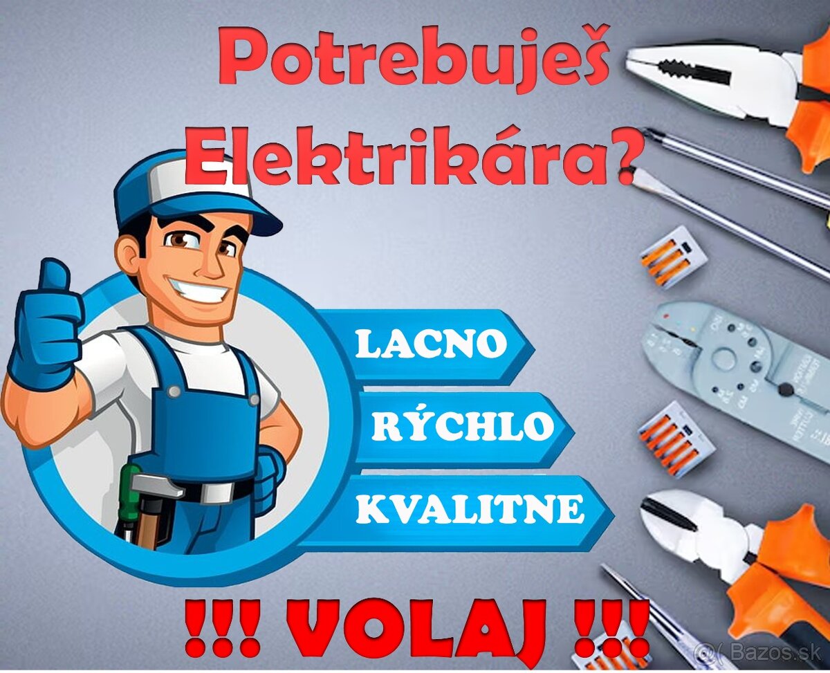 🔴 Elektrikár -Dom, Byt, Opravy 🔴
