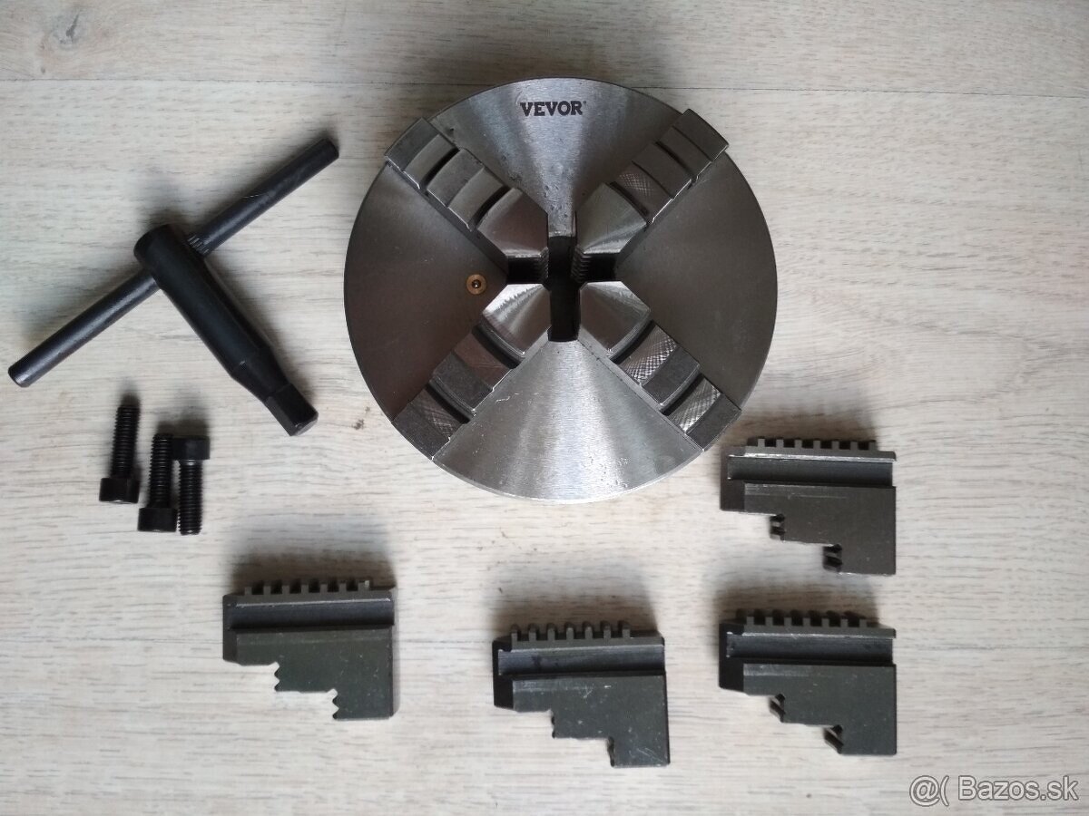Univerzalne skľučovadlo 4-čeľusťové 125mm Samostrediace