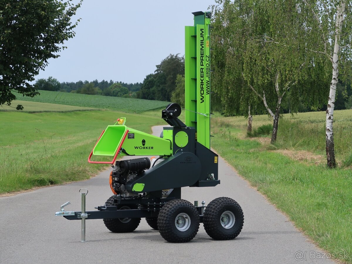Štiepkovač špalíkovač se spalovacím moterem do 120mm