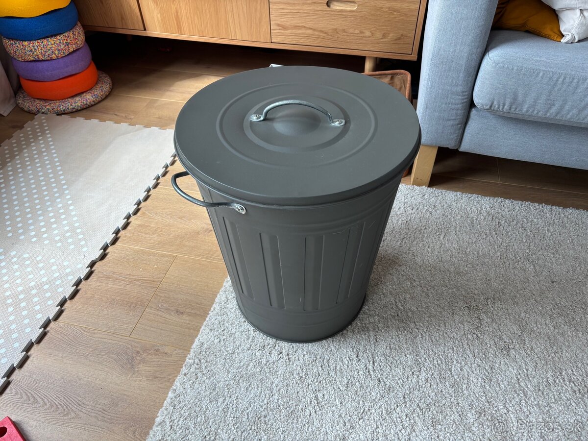 IKEA oceľová nádoba KNODD, 40l