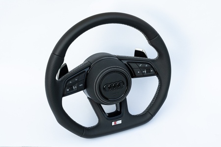 AUDI KOŽENÝ EXCLUSIVE VOLANT + AIRBAG + F1 PADLA