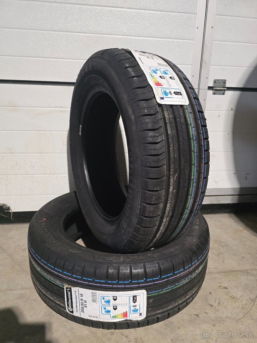 Nové Letné Pneu Continental 205/55 R16 2ks