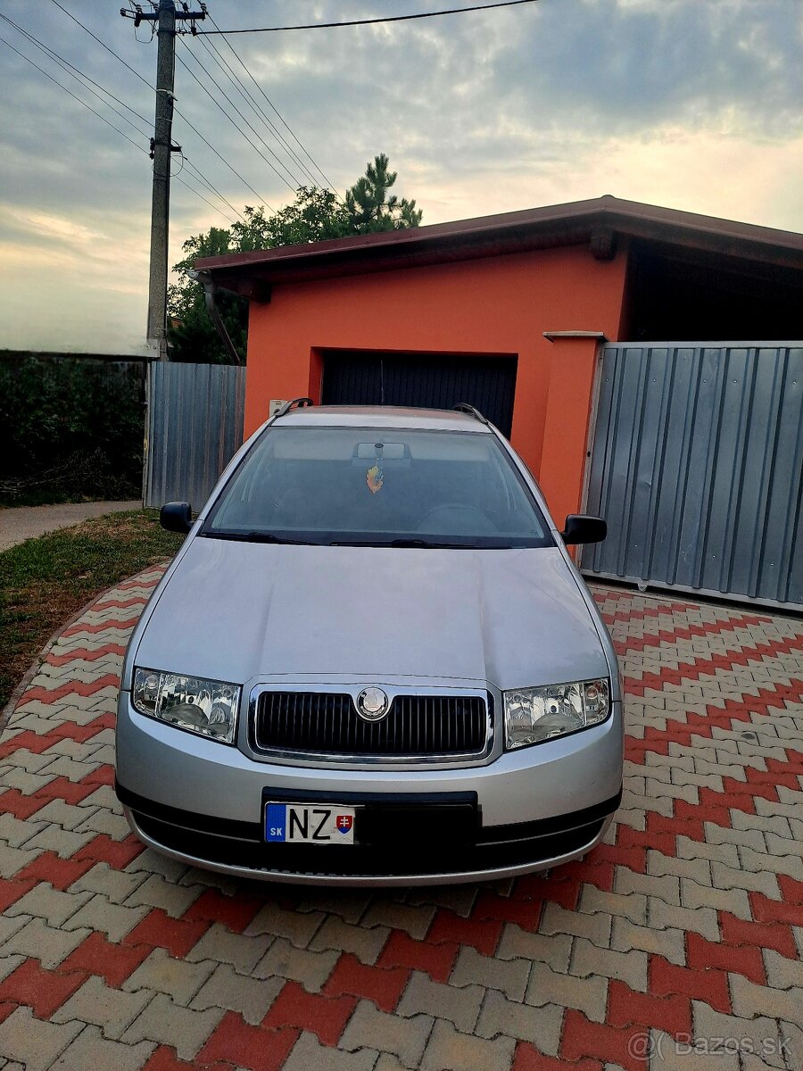 Škoda fabia kombi 1.4MPI 117tisíc