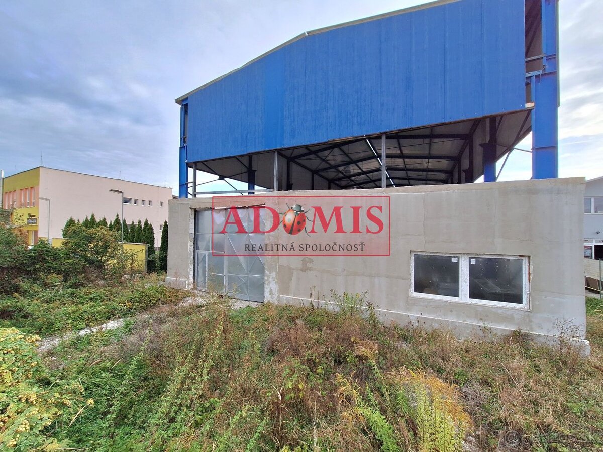 ADOMIS - Hala na predaj, komplet IS, Čaňa, 15min z Košíc, pr