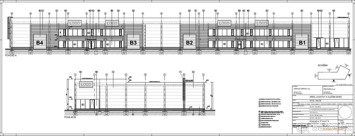 CREDA | prenájom od 671 m2 skladových priestorov, Senec