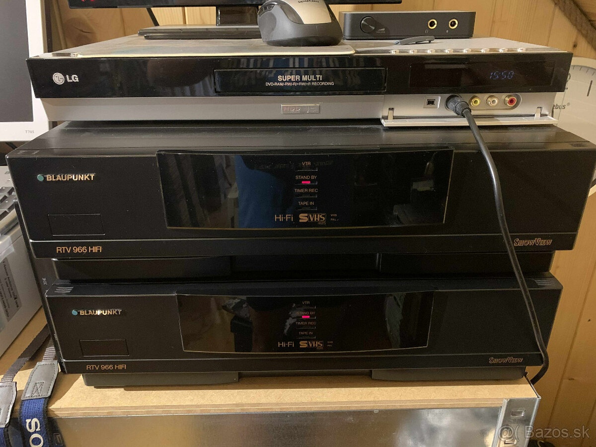 Predám SVHS x 2, HDD Recorder x 1