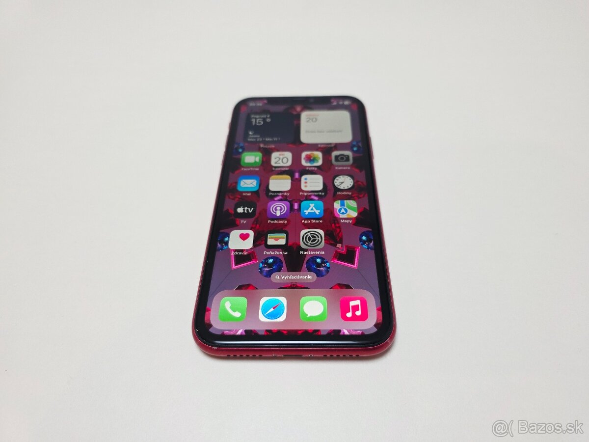 APPLE IPHONE 11 64GB RED,ZDRAVIE BATERKY 100%