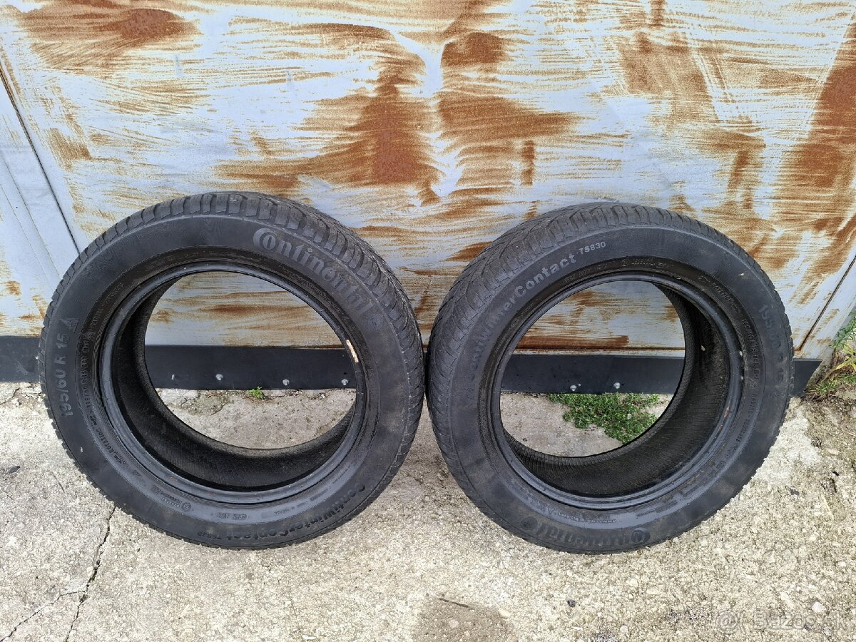 Zimné pneumatiky 195/60 R15 Continental