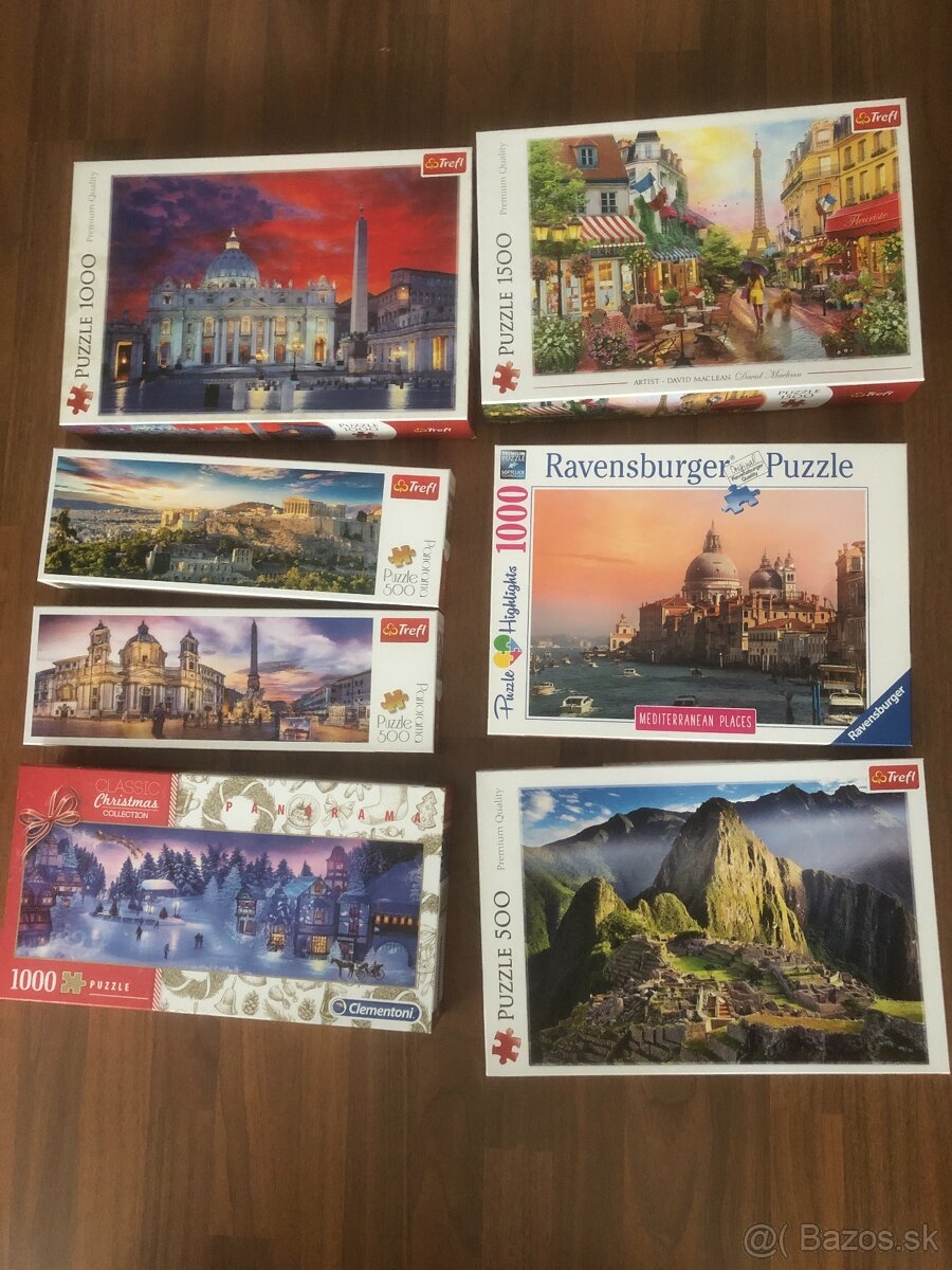 Predam 13 ks roznych puzzle