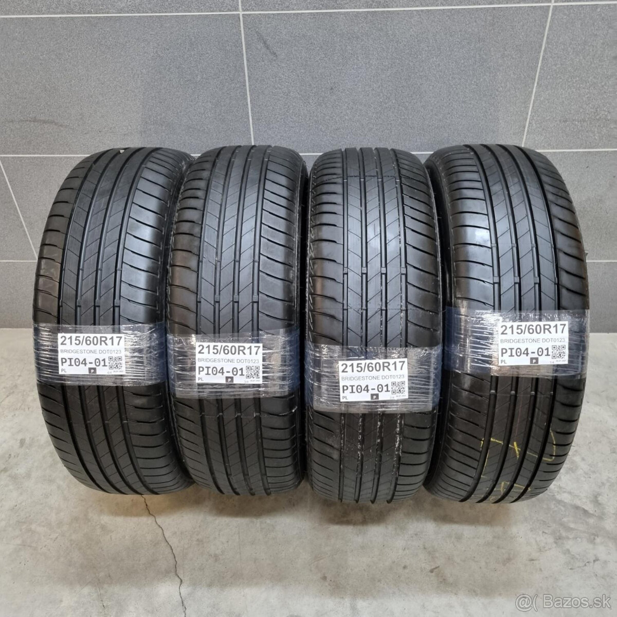Letné pneumatiky 215/60 R17 BRIDGESTONE