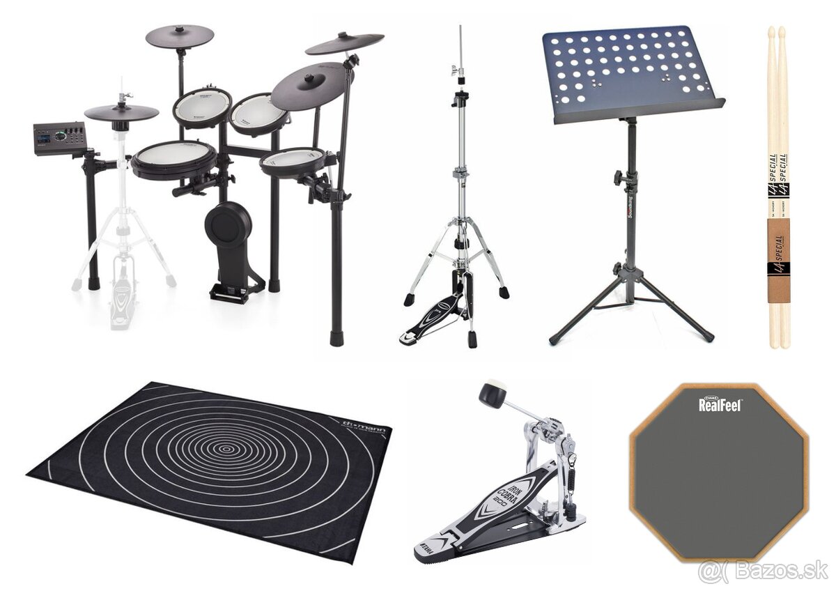 Elektronické bicie Roland TD-17KVX2 E-Drum + príslušenstvo