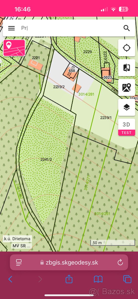 Predám pozemok 7802m2