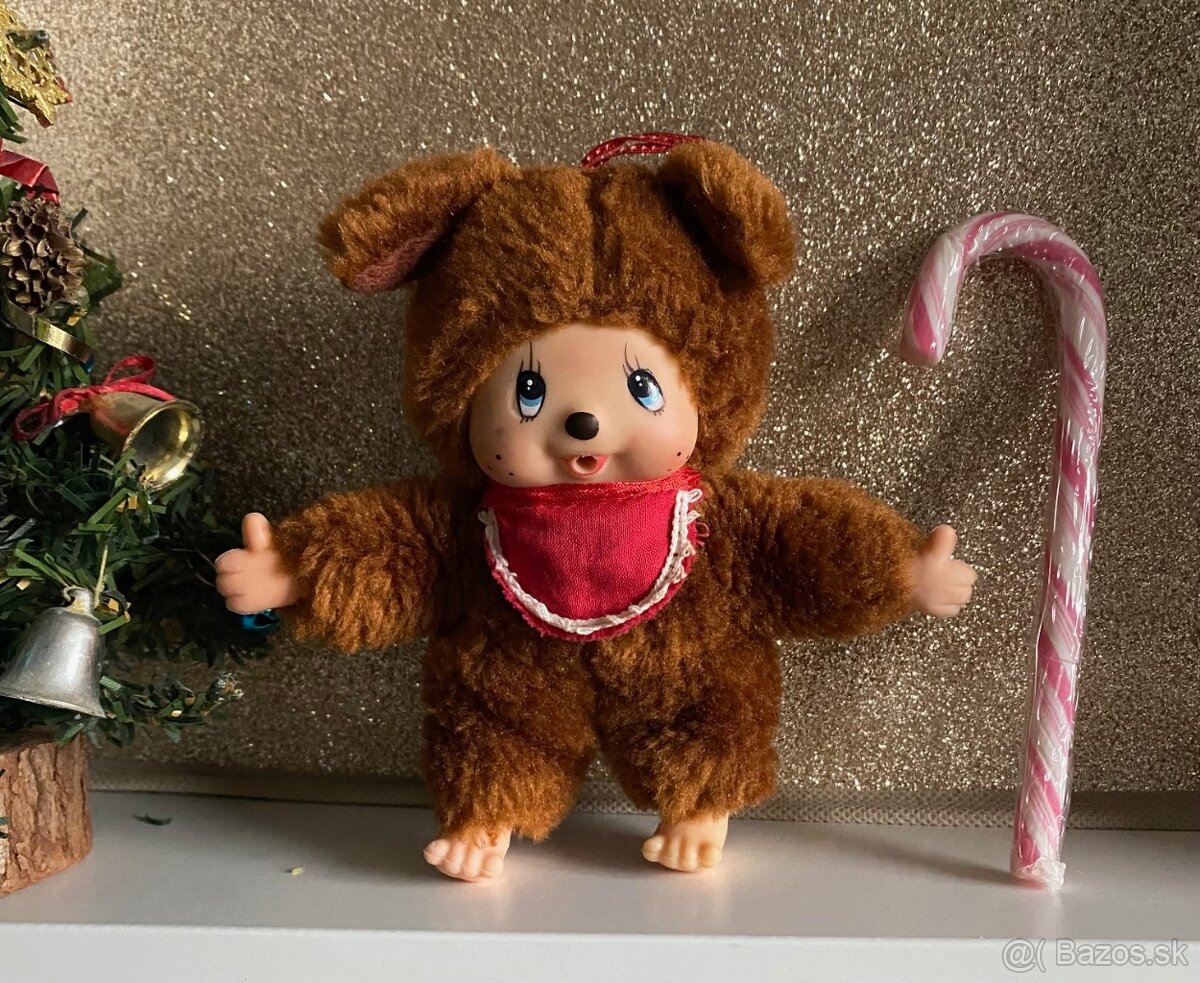 Maly hnedy moncici moncicak monchichi