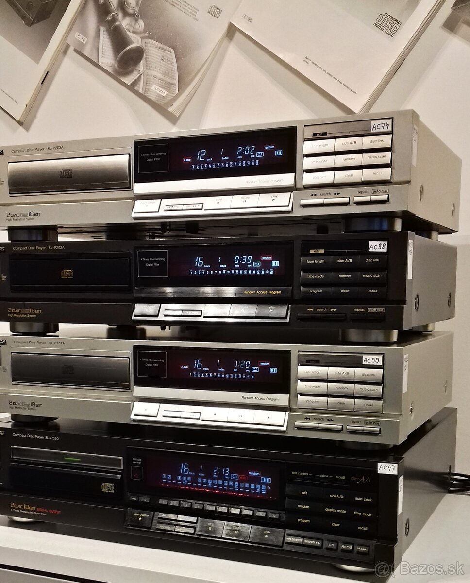 Seria CD prehravac TECHNICS vzacne modely velky display= Cd1