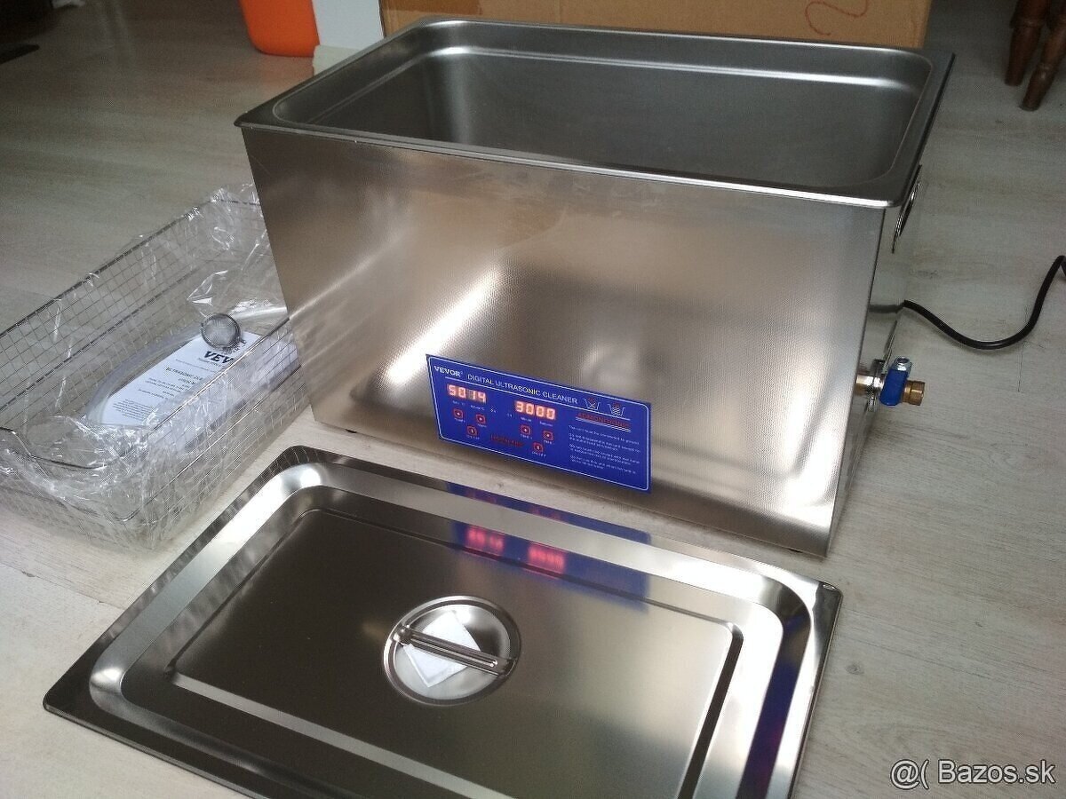 Ultrazvuková čistička s ohrevom 30L