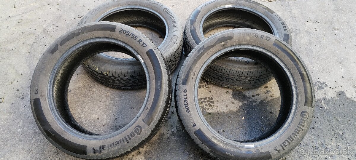 205/55 R17 letné Continental
