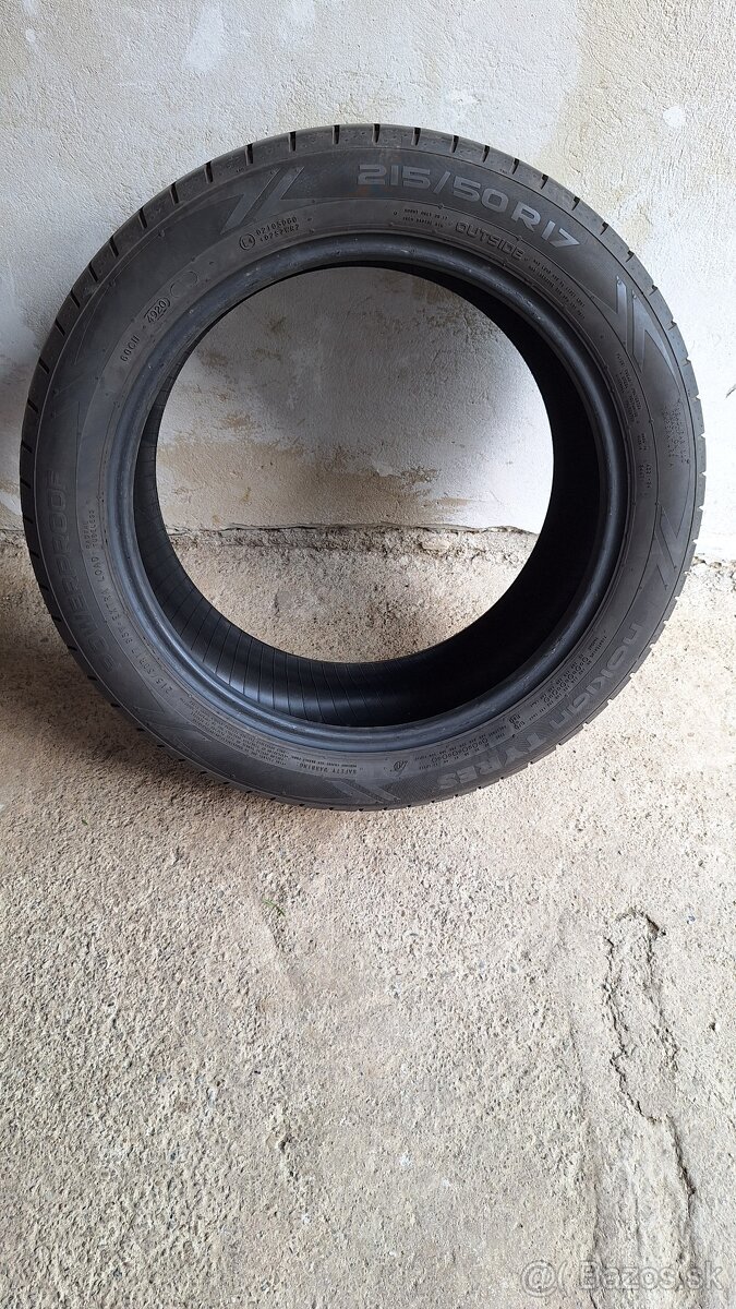 letné pneumatiky 215/50 R17